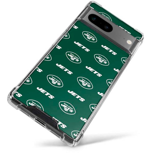 NFL New York Jets Blitz Series Google Pixel 8 Clear Case